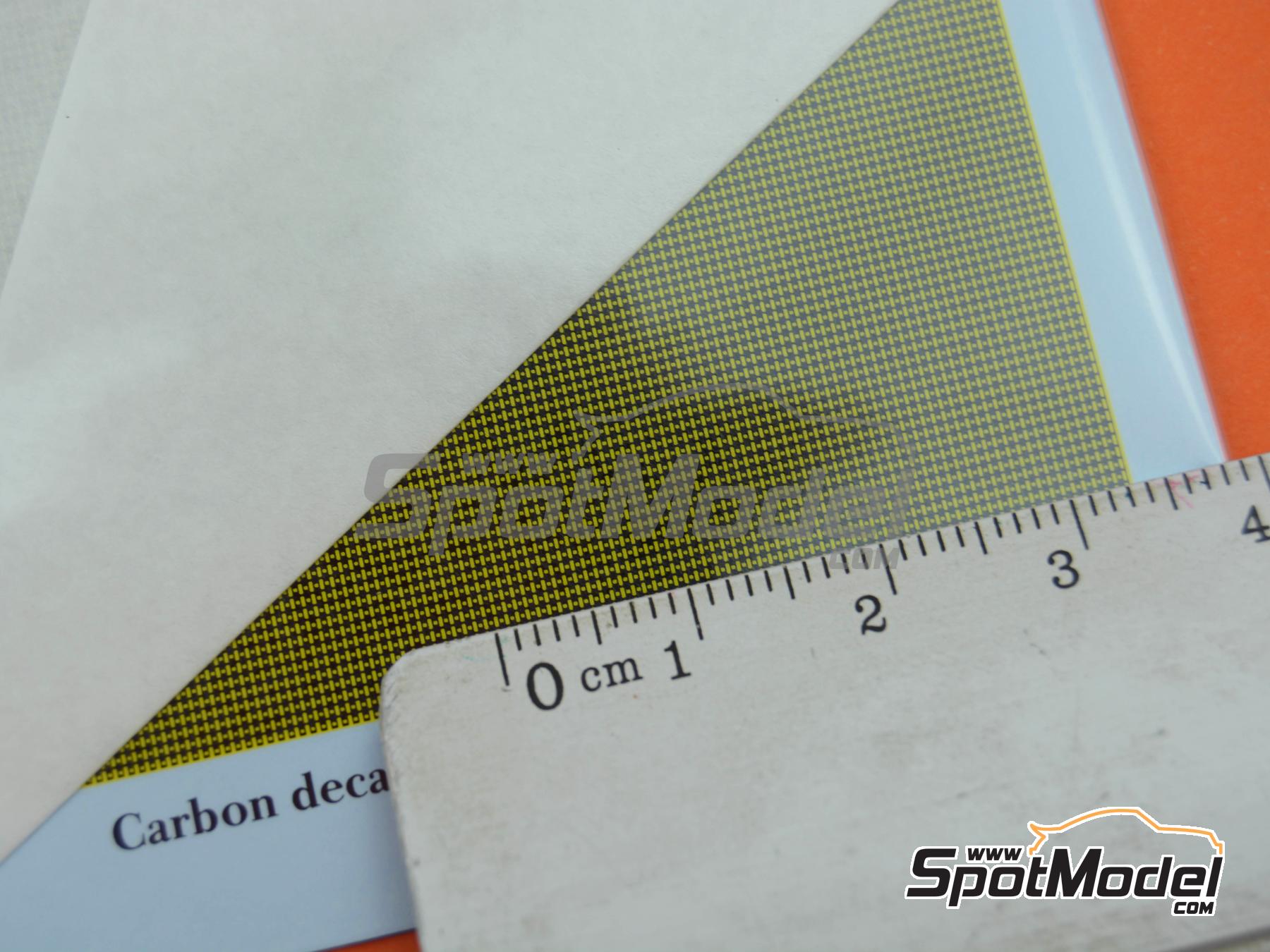 Model Factory Hiro P1092: Kevlar fiber decal 1/24 scale